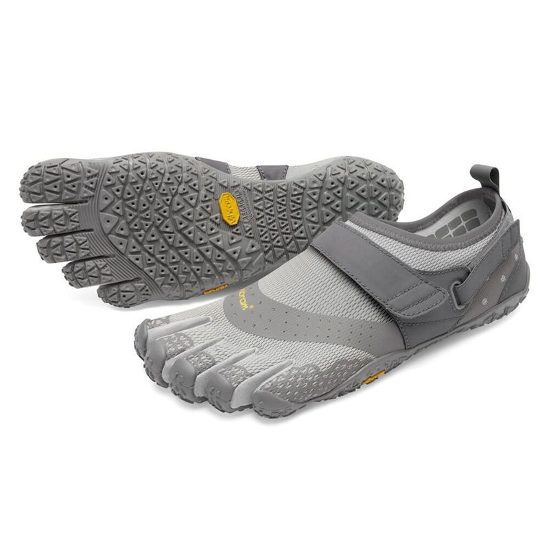 Vibram FiveFingers V-Aqua Férfi Vízi Cipő - Szürke HLMN259